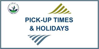 pickup times